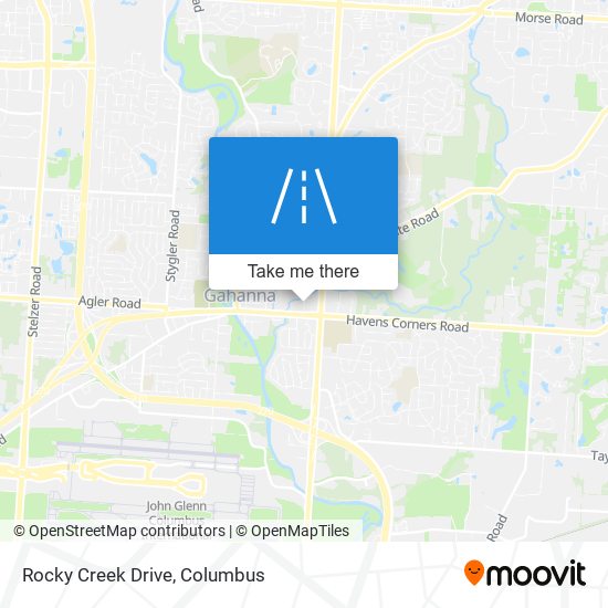 Rocky Creek Drive map