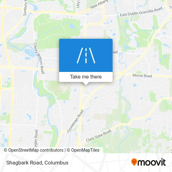Shagbark Road map