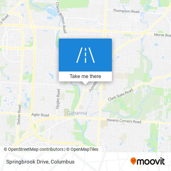 Mapa de Springbrook Drive