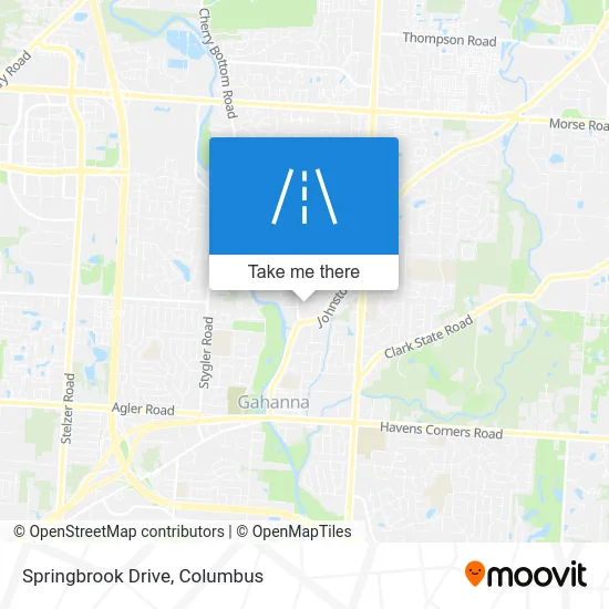 Springbrook Drive map