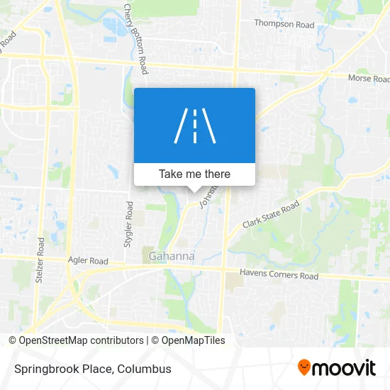Springbrook Place map