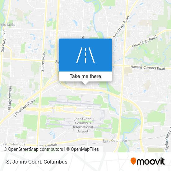 Mapa de St Johns Court
