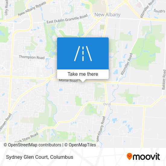 Mapa de Sydney Glen Court