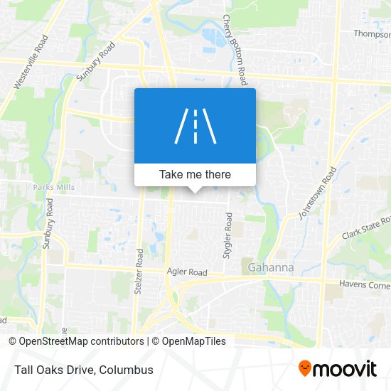 Mapa de Tall Oaks Drive