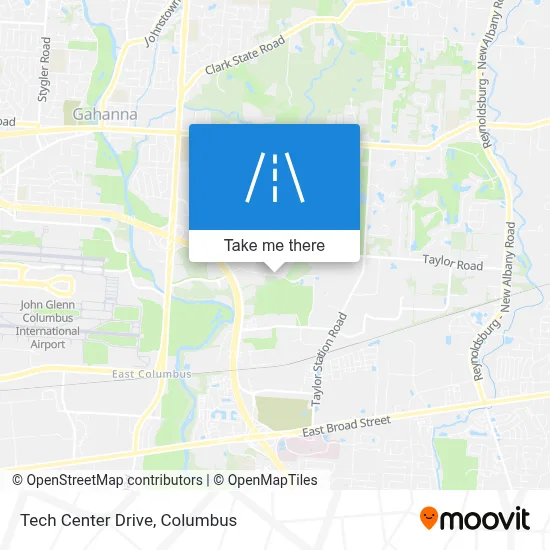 Tech Center Drive map