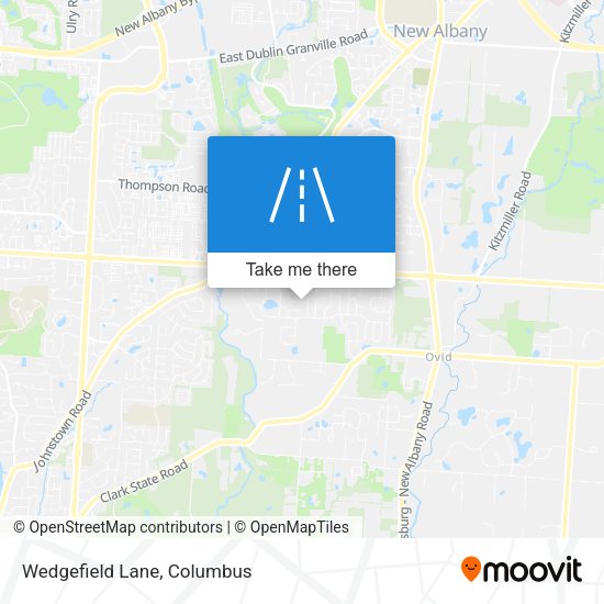 Mapa de Wedgefield Lane