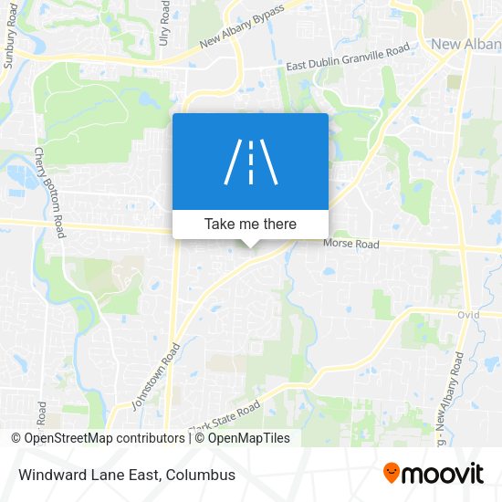 Windward Lane East map