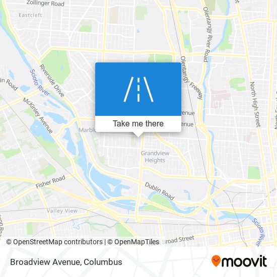 Mapa de Broadview Avenue