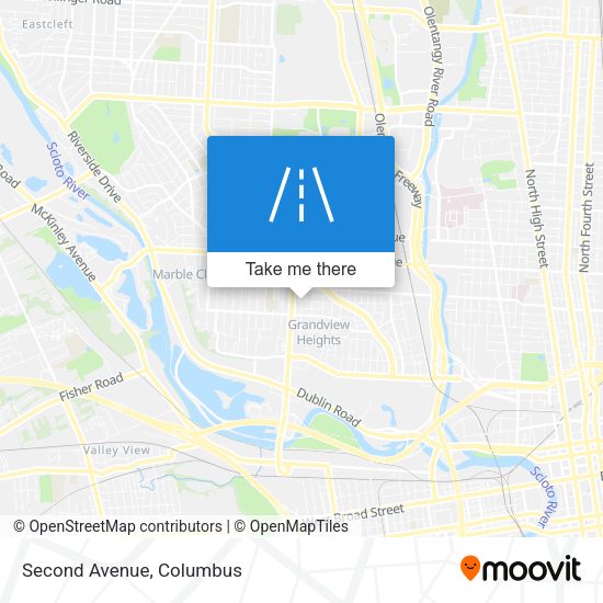 Mapa de Second Avenue