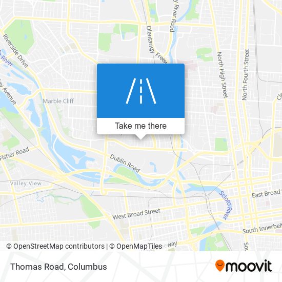 Thomas Road map