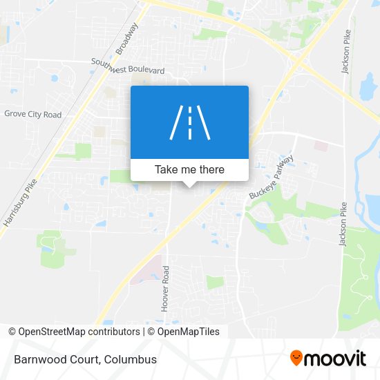 Mapa de Barnwood Court