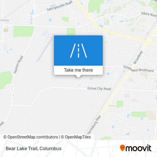 Mapa de Bear Lake Trail