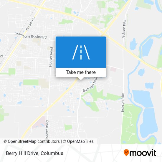 Berry Hill Drive map