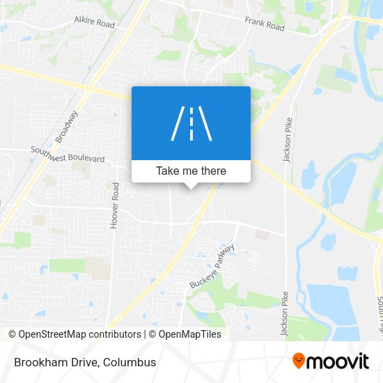 Mapa de Brookham Drive