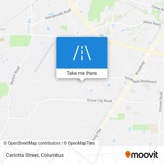 Mapa de Carlotta Street