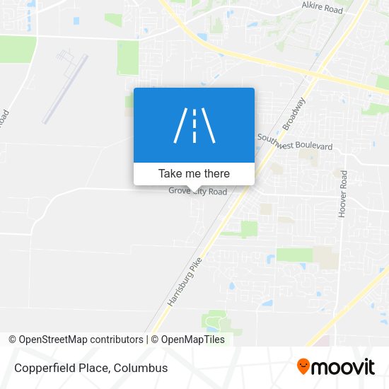 Copperfield Place map