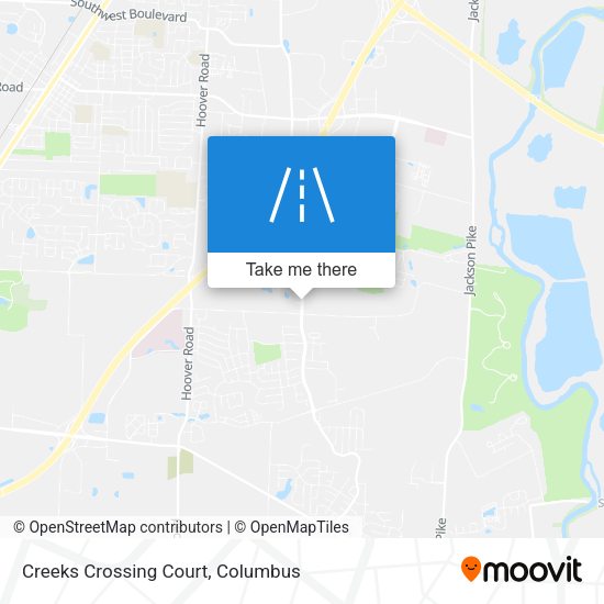 Creeks Crossing Court map