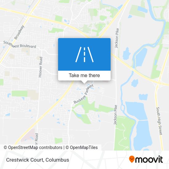 Mapa de Crestwick Court