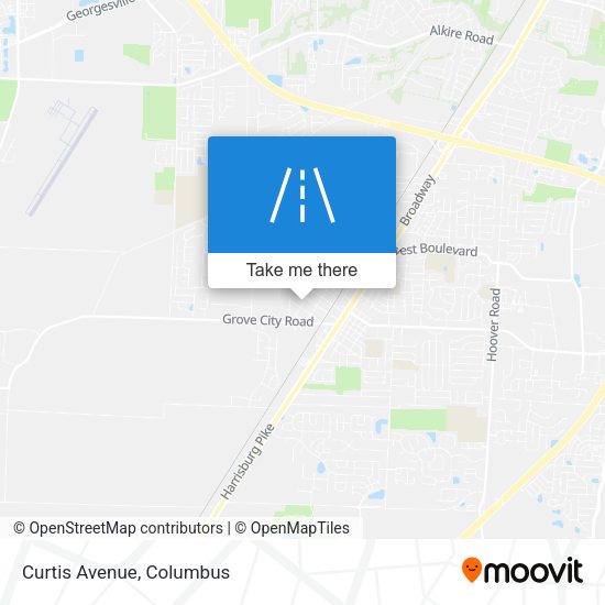 Mapa de Curtis Avenue