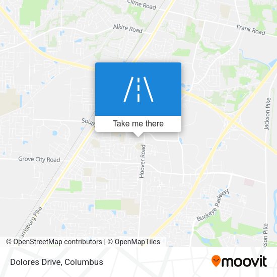 Mapa de Dolores Drive