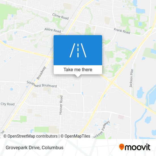 Mapa de Grovepark Drive