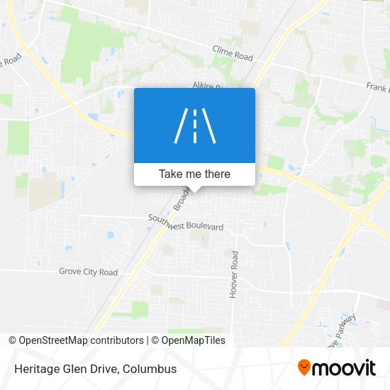 Heritage Glen Drive map