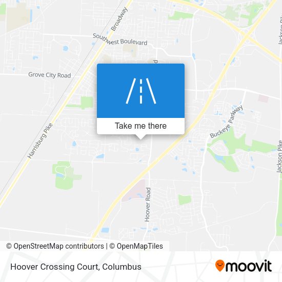 Hoover Crossing Court map