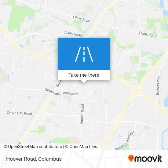 Hoover Road map