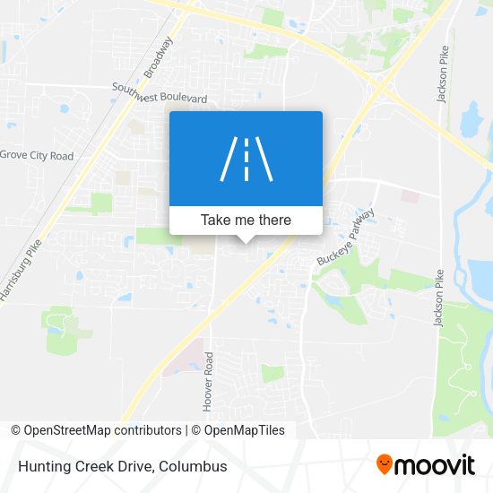 Hunting Creek Drive map