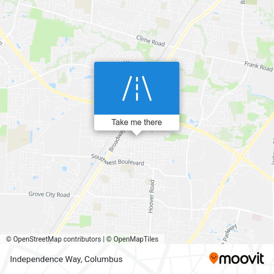 Mapa de Independence Way