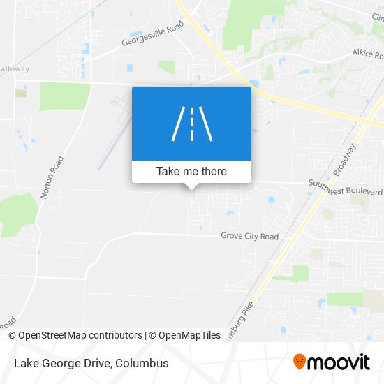 Lake George Drive map