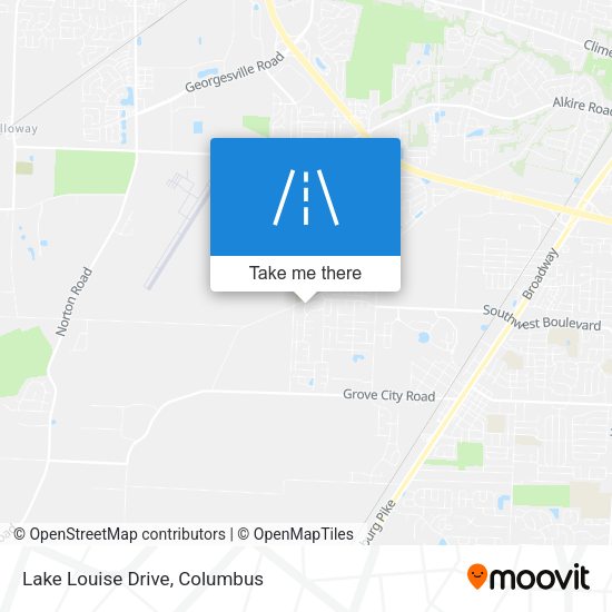 Mapa de Lake Louise Drive