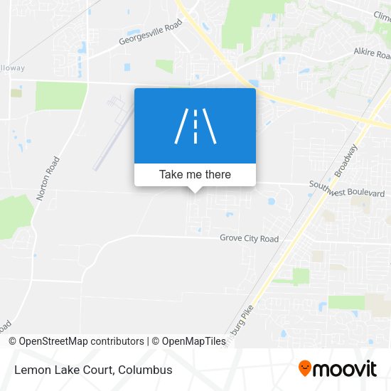 Mapa de Lemon Lake Court