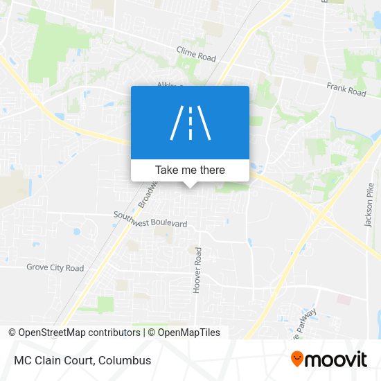 Mapa de MC Clain Court