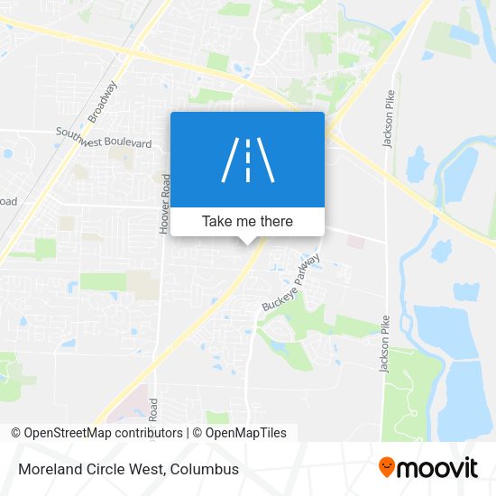 Moreland Circle West map