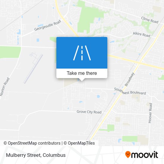 Mapa de Mulberry Street