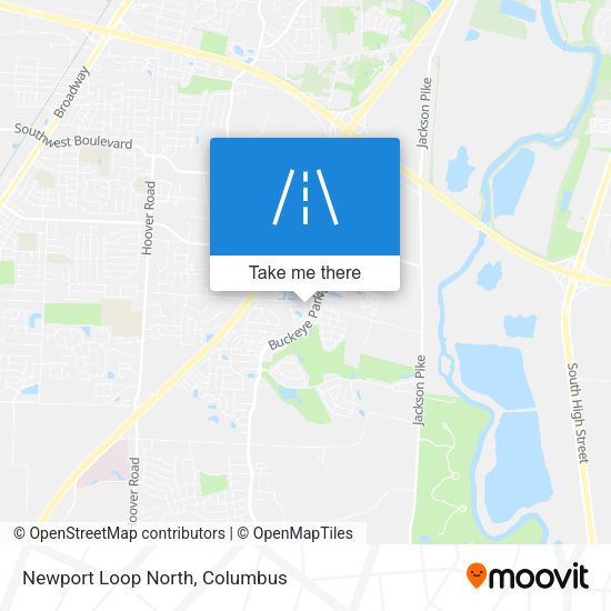 Newport Loop North map