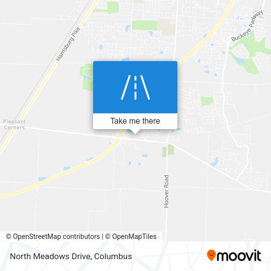North Meadows Drive map