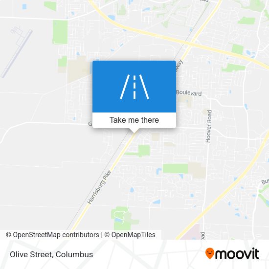 Mapa de Olive Street