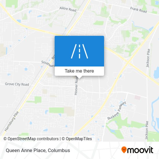 Mapa de Queen Anne Place