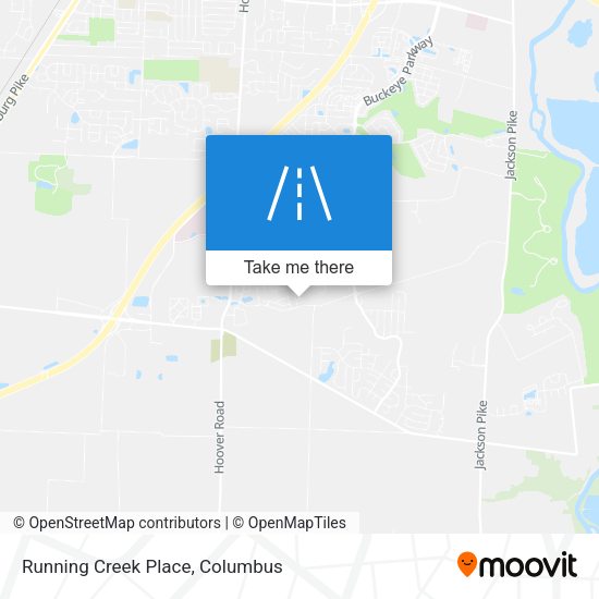 Running Creek Place map