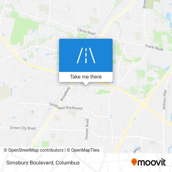 Simsbury Boulevard map