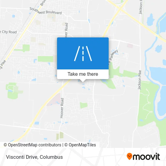 Visconti Drive map