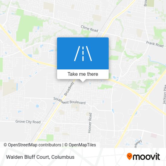 Mapa de Walden Bluff Court