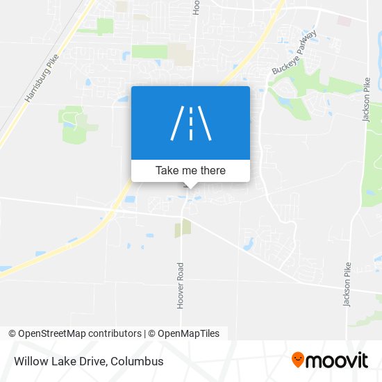 Willow Lake Drive map