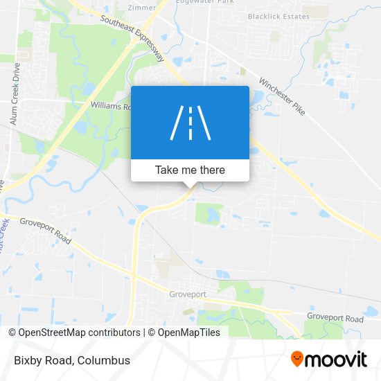 Bixby Road map