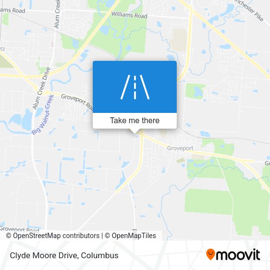 Clyde Moore Drive map