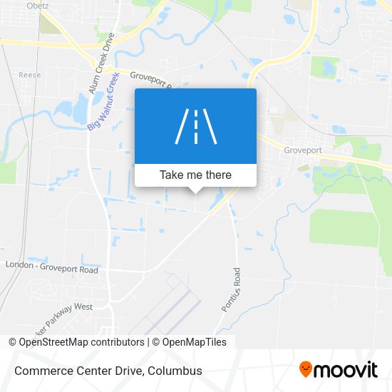 Mapa de Commerce Center Drive