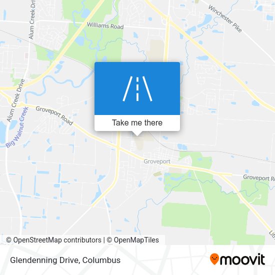 Glendenning Drive map