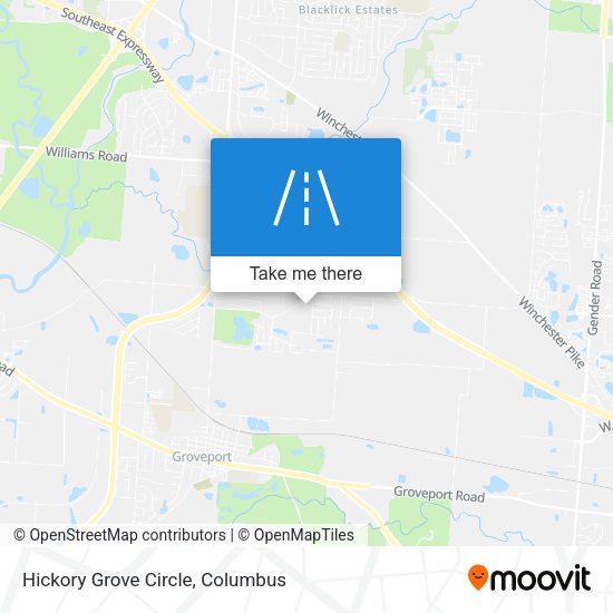 Hickory Grove Circle map